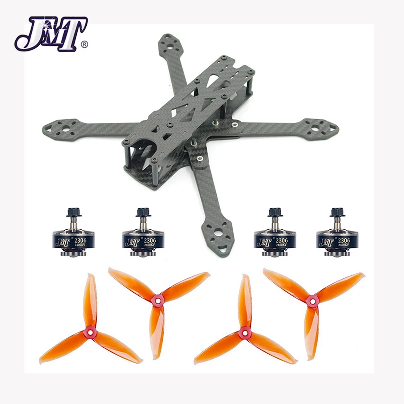JMT 220 мм DIY FPV аксессуары для гоночного дрона Combo FX220mm/220MM Frame Kit 5152S CW CCW Props 2306-2400KV 3-4S
