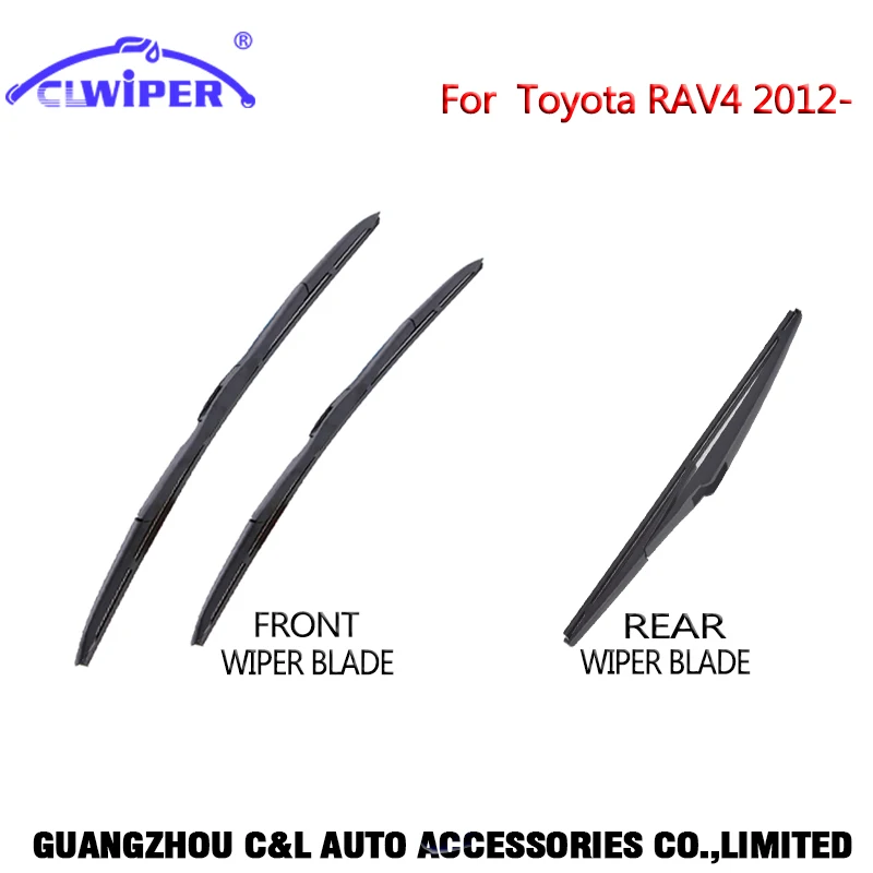 Clwiper спереди и сзади стеклоочистителей 26 &quot+ 16&quot для Toyota RAV4 2012 2013 2014 2015 2016