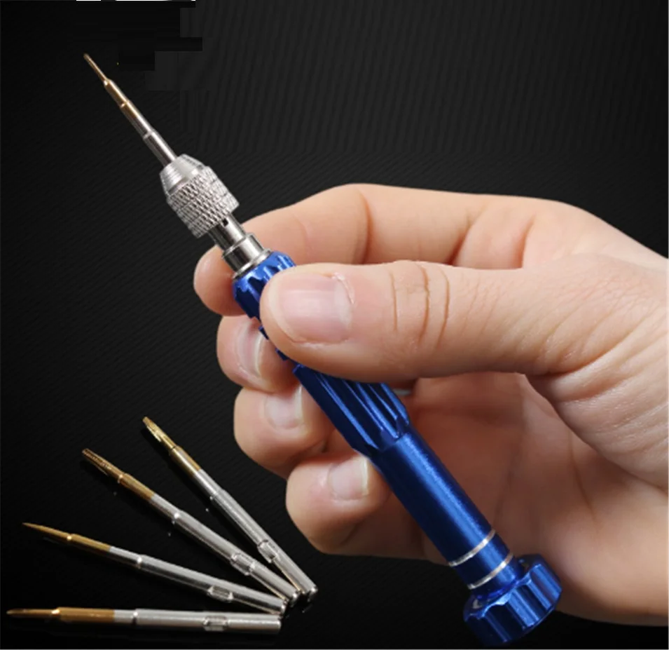 

1pcs 5 in 1 Mobile Cell Phone Watch Openning Screw Driver Hand DIY Repair Open Tool Kit Screwdriver For HUAWEI iPhone iPad