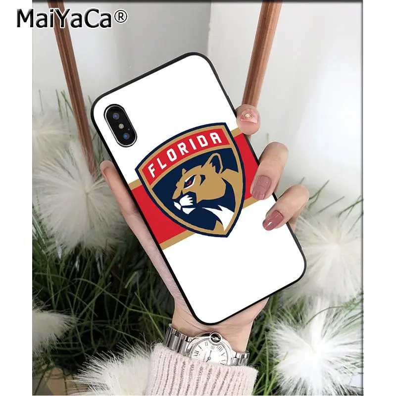A7 MaiYaCa Florida Panthers ТПУ Мягкий силиконовый чехол для телефона чехол для Apple iPhone 8 7 6 6S Plus X XS MAX 5 5S SE XR Чехол для мобильного телефона s - Color: A7
