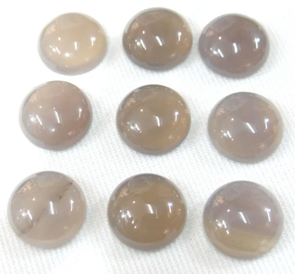 14 мм полукруглый кабошон с плоской задней поверхностью Гладкий тигровый глаз