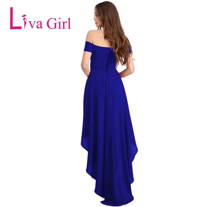 LIVA девушка 2019 Сексуальная Русалка Вечерние платья женские летние плюс размер с
