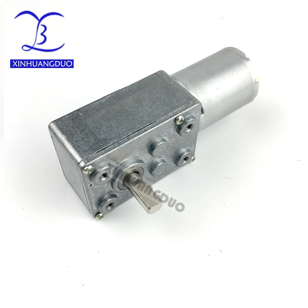 370 DC 12V Gear Motor of Miniature 2 RPM Low-speed Reduction Metal GearBox Gearwheel Model 6mm Shaft Diameter | Обустройство дома
