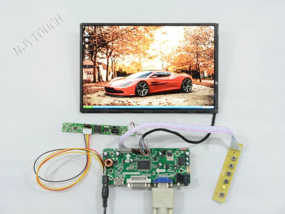HDMI DVI VGA набор для платы ЖК контроллер + B101UAN02.1 1920x1200 LED экран Raspberry Pi|pi screen|kit kitskit led |