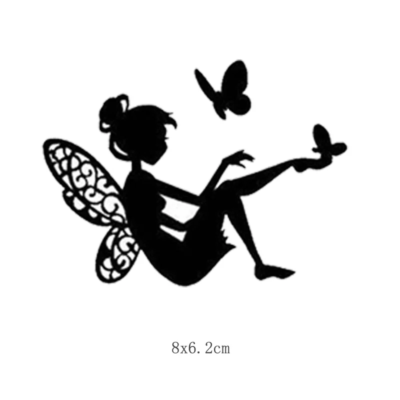 Butterfly Грибная Фея Ангел металлические режущие штампы Декоративные DIY Скрапбукинг сталь ремесло для рукоделия, тисненный бумажные карты трафареты для альбомов штампы - Цвет: Butterfly