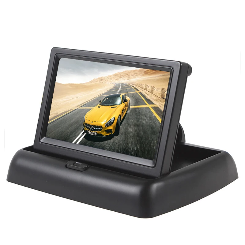 4 3 дюймов 480x272 HD TFT LCD экран автомобильный монитор Складная Автостоянка зеркало