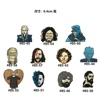 6 4 см вышитая железная нашивка для игры престолов одежда Хэллоуина |