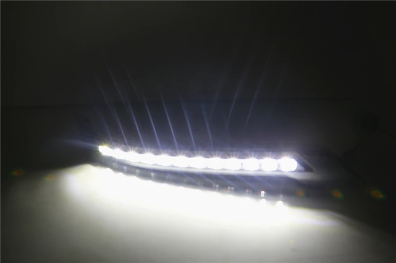2 шт. DRL для toyota vellfire 2013 светодиодный DRL дневные ходовые огни Дневной светильник водонепроницаемый сигнальный стильный светильник противотуманная фара