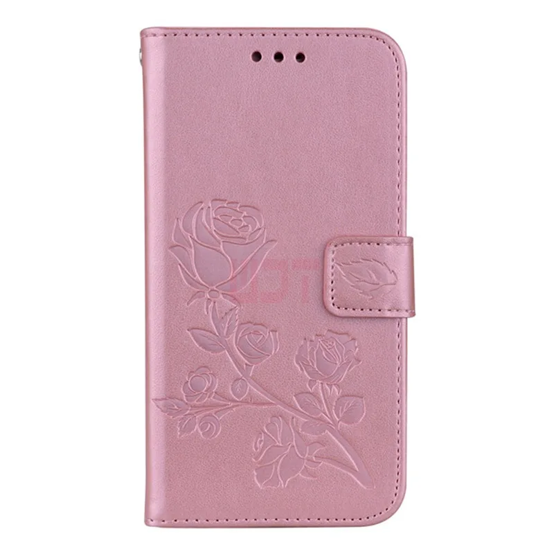 rose 3D Цветок роскошный кожаный чехол для huawei Y5II Y5 2 Y5 ii CUN-U29 CUN-L21 CUN-L01 бумажник чехол для Y6 II компактный Honor 5A LYO-L01 - Цвет: rose