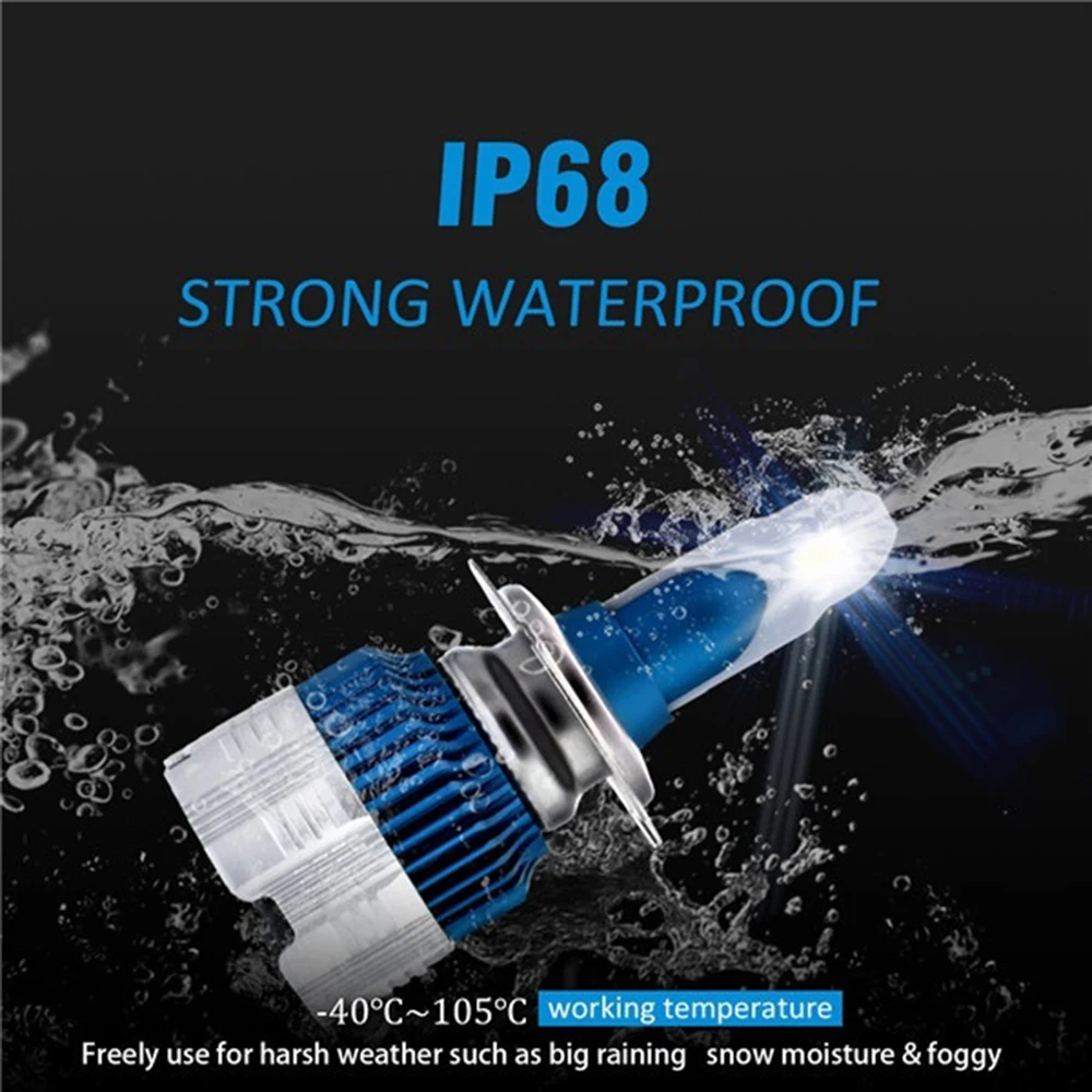 Новые автомобильные лампы H7 LED H4 H11 H1 9005/HB3 9006/HB4 Автомобильные фары 12 В