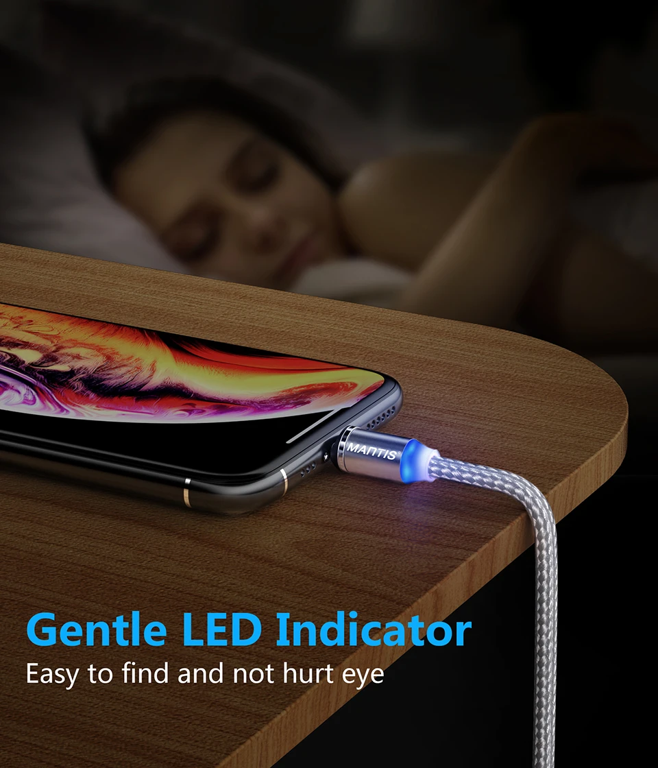 Магнитный Micro USB кабель MANTIS для iPhone samsung type-c зарядная зарядка магнит Зарядное устройство USB type C кабели для мобильных телефонов