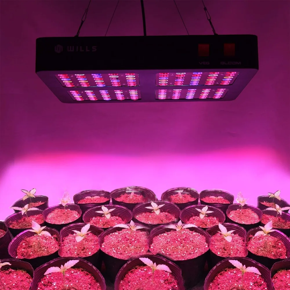 Phlizon 1200 Вт led grow light Обогреватель Палатки комнатное растение растущий цветок лампа