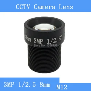 PU'Aimetis HD инфракрасная камера наблюдения 12. 5 3MP 8 мм M12 резьбовые Объективы для видеонаблюдения