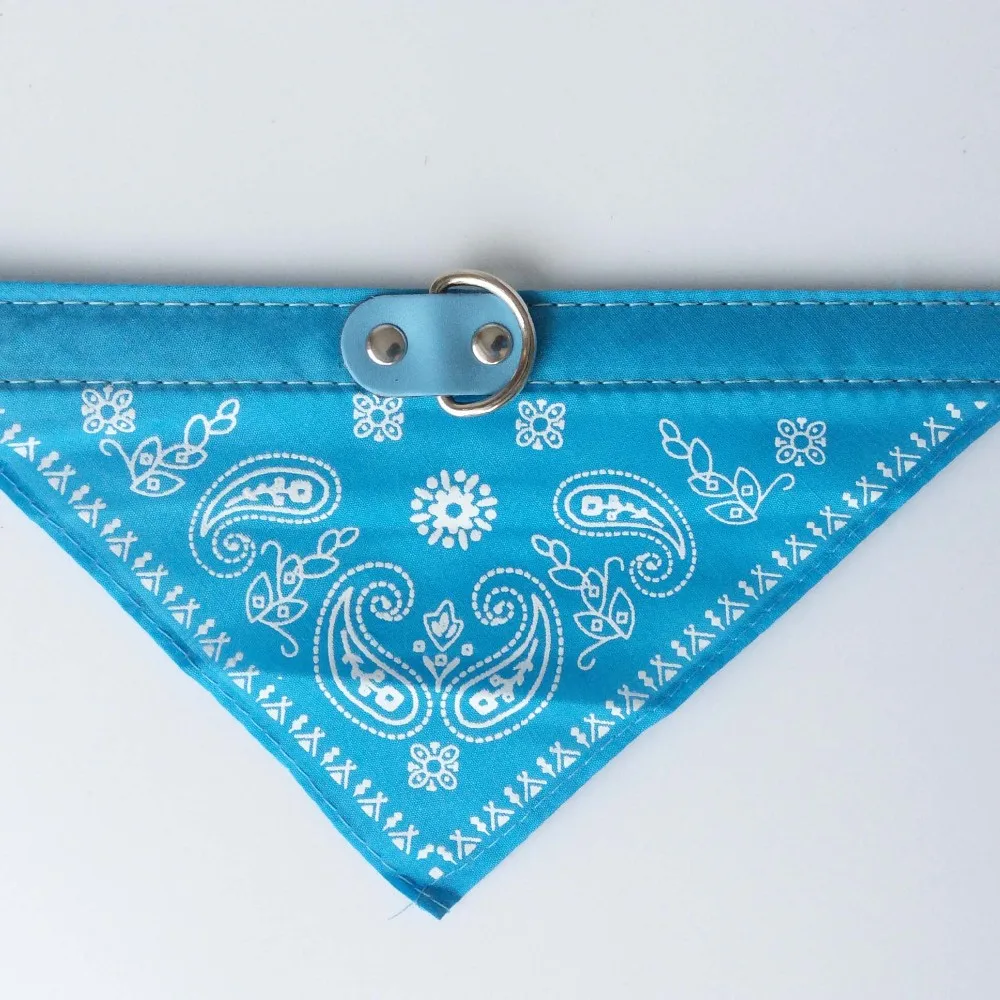 Кожаный собачий воротник бандана модные шейный платок ошейник для кота Ожерелье