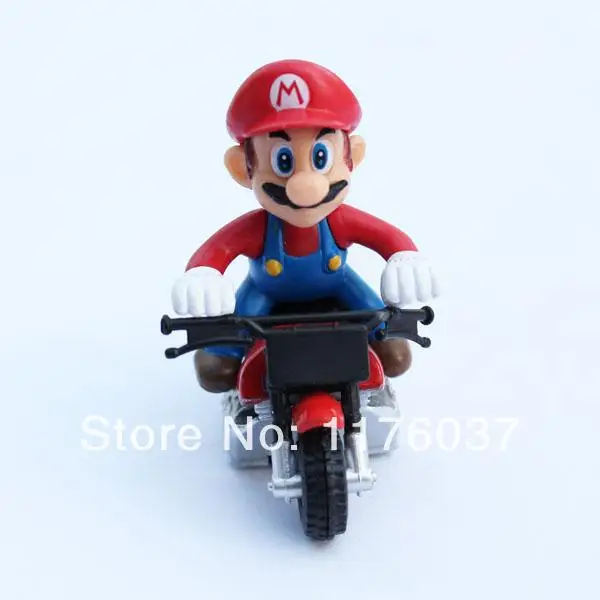 10 pcs Classic Game Toys Nintendo SUPER MARIO Yoshi Kart Pull Back Racers Car Figure Set | Игрушки и хобби