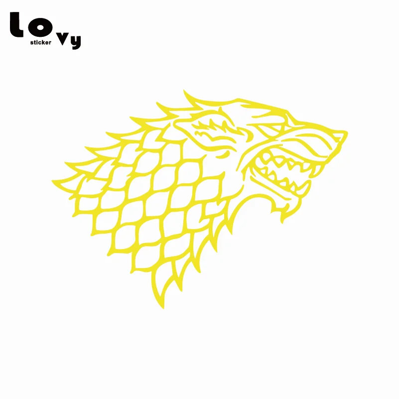 Игра престолов House Stark Direwolf виниловая Автомобильная наклейка/наклейка|vinyl car