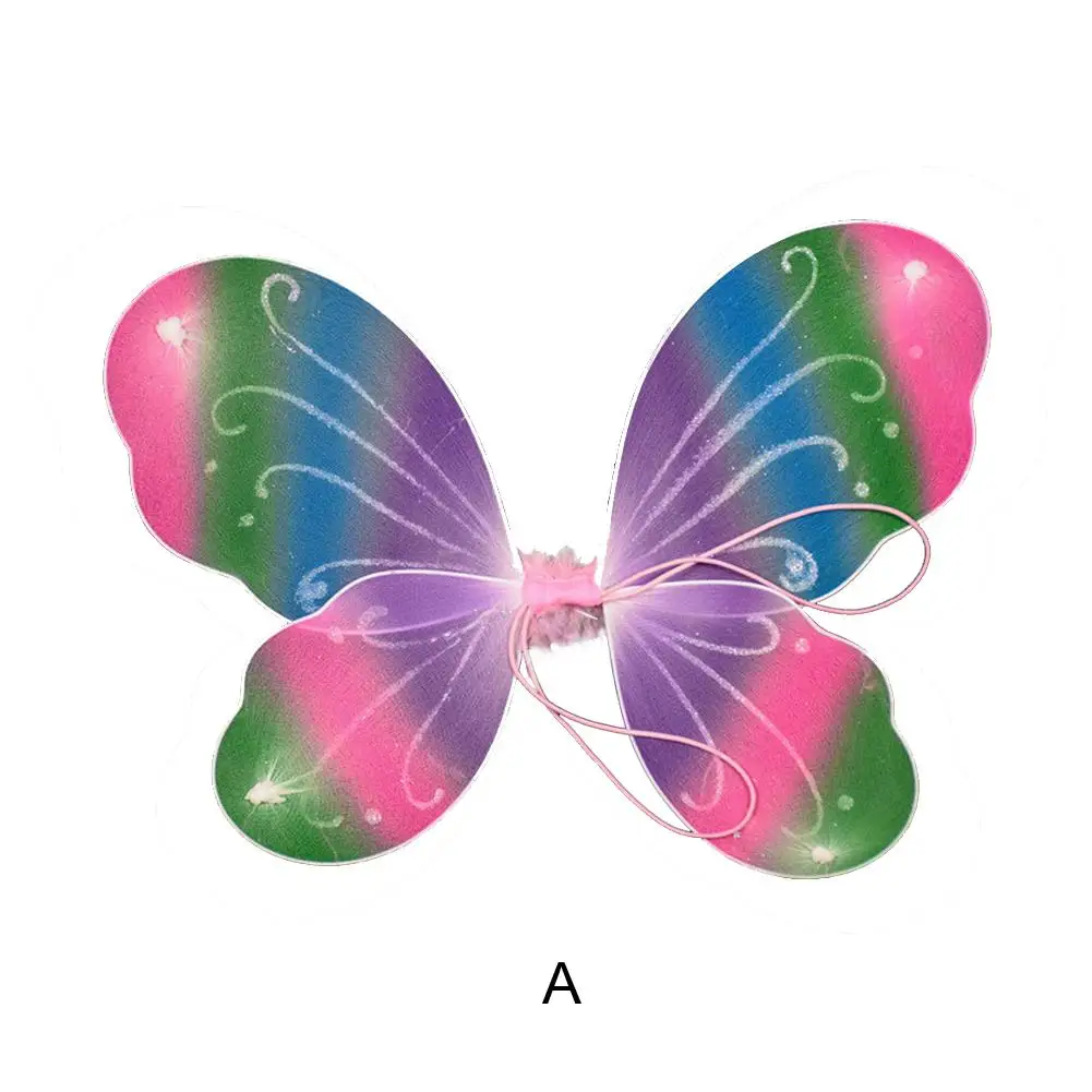 Children's Colorful Butterfly Wings Day Performance Costume Stage Baby Color Angel Dress Up Clothing Accessories | Детская одежда и