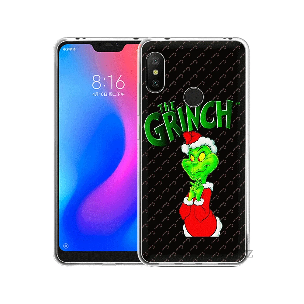 Чехол для телефона для Xiaomi Redmi 3S 3 4A 4X5 5A 5 6plus 6A S2 7 экшн-камеры Go Pro зеленый Гринч рождественские Жесткий pc Защитная крышка