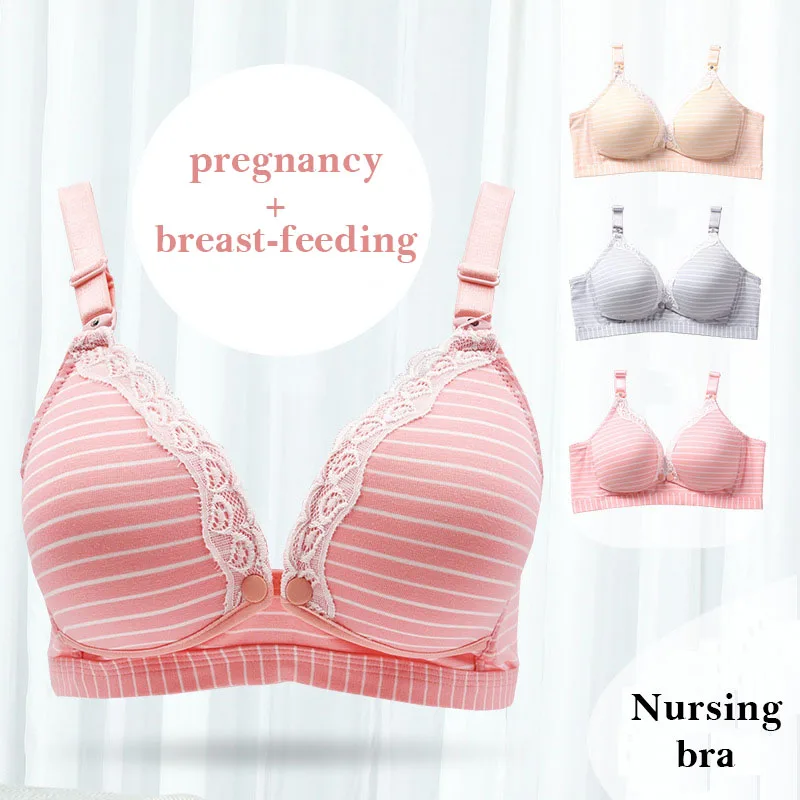 

Бюстгальтер Wirefree для кормящих матерей, хлопковый бюстгальтер для грудного вскармливания для беременных женщин, нижнее Белье для беременных, один размер