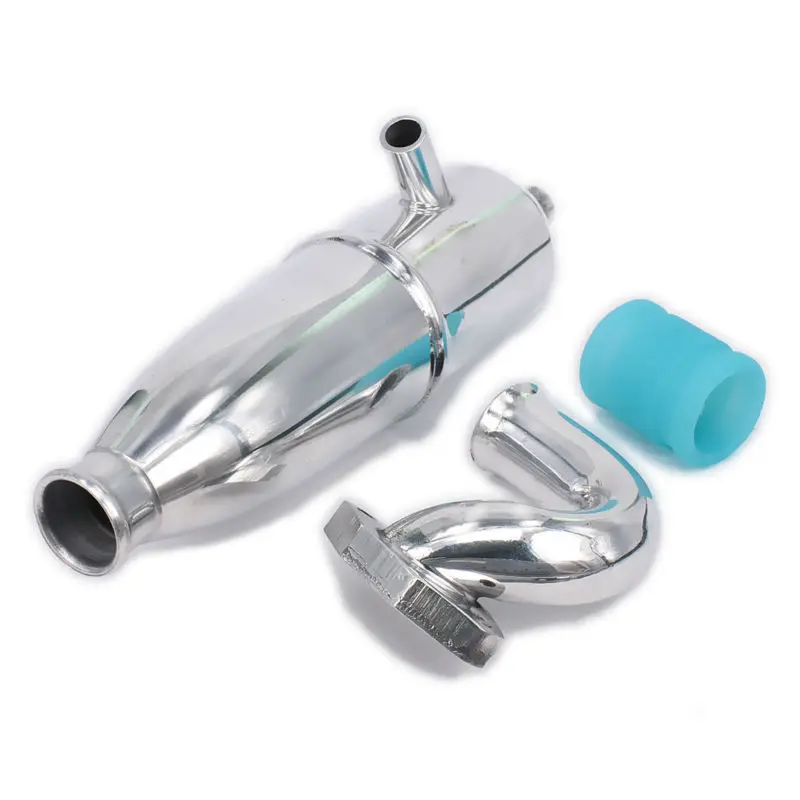 Полированный настраиваемый боковой правый выхлопной глушитель труба/пружина с