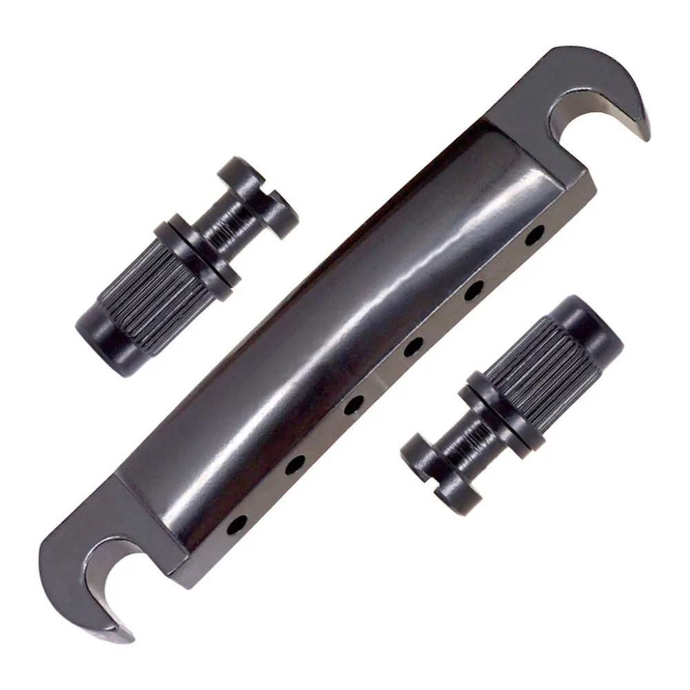 Osttrich 6 String Electric Guitar Tailpiece with Post Silver for Tune-O-Matic Bridge | Спорт и развлечения
