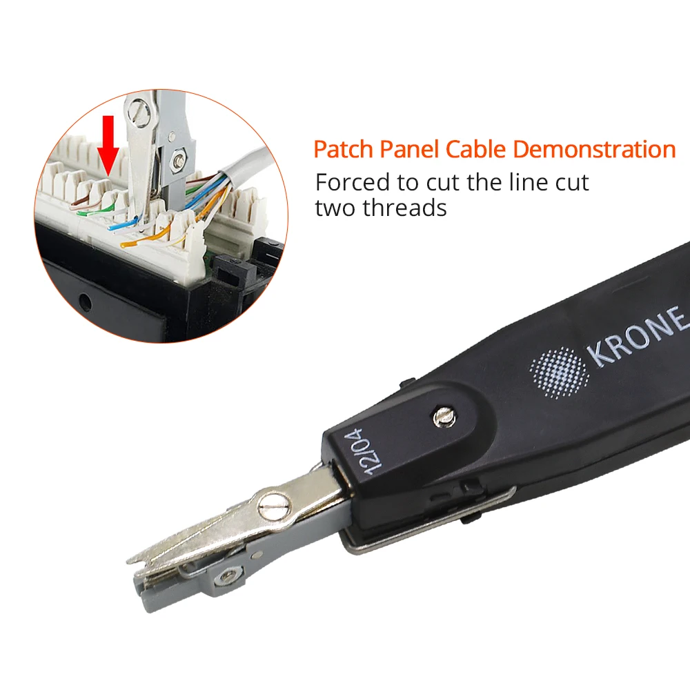 TISHRIC Krone RJ45 щипцы Профессиональный Lsa-plus телекоммуникационный телефонный провод кабель RJ11 оптический удар вниз сеть обжимных инструментов Комплект