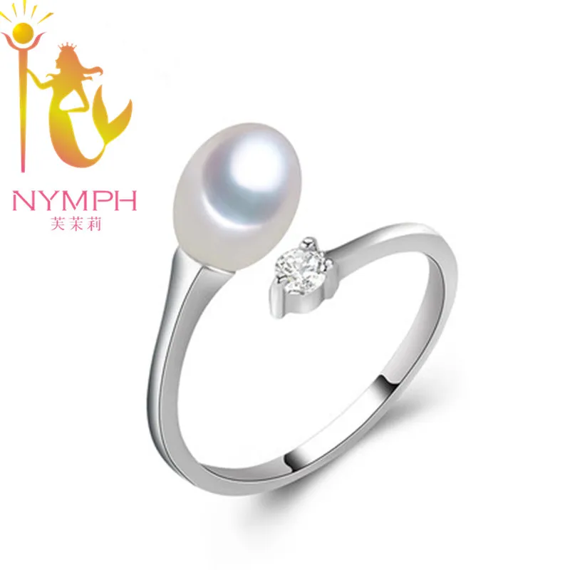 Кольцо с жемчугом NYMPH белое кольцо из натуральной пресной воды модный подарок для
