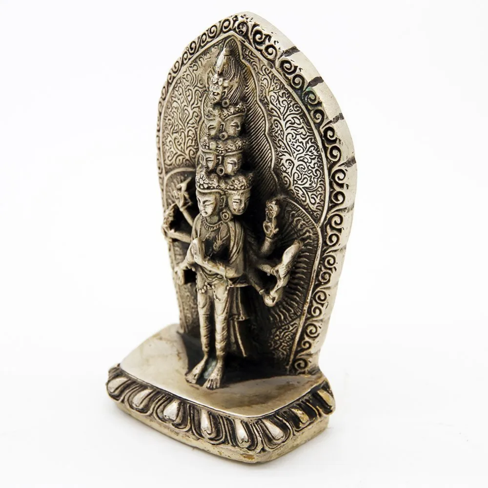 

China tibet silver GUANYIN statue shipping free