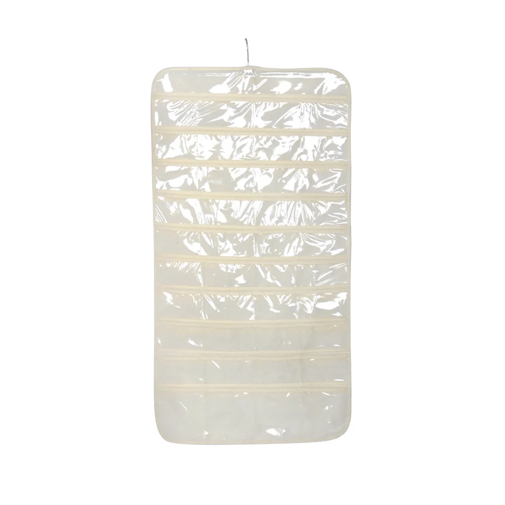 40 карманы подвесной органайзер для украшений хранения ювелирных изделий Дисплей