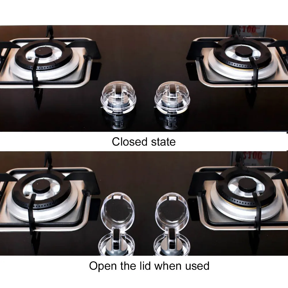 Behogar 4 шт. защиты детей дома Кухня газовая плита для готовки ручка кнопка