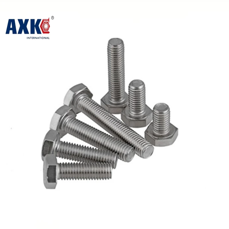 AXK M10 * 110/120/130/140/150 M10x110/120/130/140/150 304 316 болт из нержавеющей стали ss DIN933 метрический