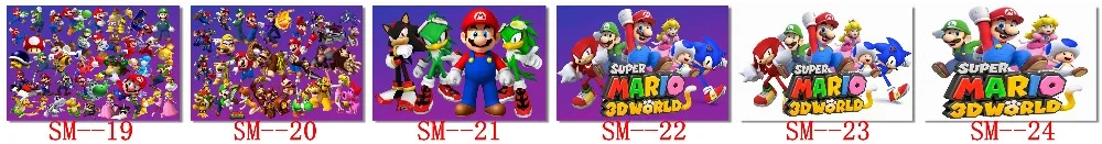 Пользовательские холст настенные фрески Соник плакат с ежом Super Smash Bros обои Sonic украшения игры Марио наклейки#0486