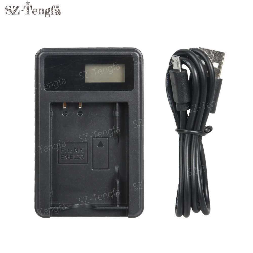 ЖК дисплей USB кабель зарядное устройство EN EL20 для Nikon 1 J1 J2 J3 батареи|charger for nikon|charger
