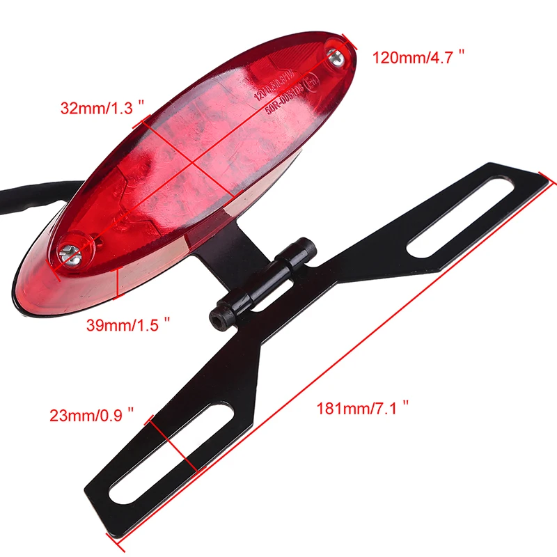 Задний светодиодный фонарь POSSBAY для мотоцикла задний стоп сигнал Мотоцикла Suzuki