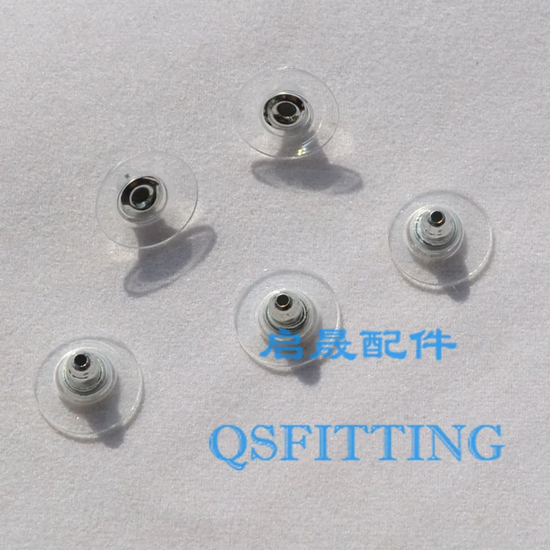 Поставка DIY модный ювелирный аксессуар задняя часть серьги прозрачный родиевое и