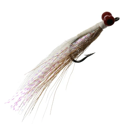8PCS ICERIO 8 шт. гантели голова в соленой воде муха форель Bonefish красная рыба мухи клоузер глубокий Гольян рыболовные приманки#4 - Цвет: 8PCS