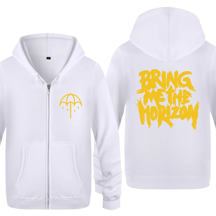 Bring Me The Horizon толстовки рок-группы мужские мужские флисовые кардиганы на молнии толстовки с капюшоном - Цвет: BAY HUAT