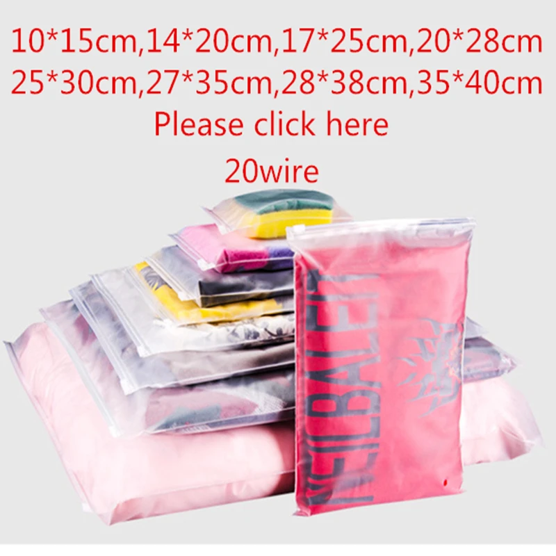

10pcs/lot storage bag plastic zipper bag zip lock portable travel pouch home storage organizati pocket clothes storage container