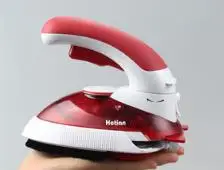 red 220Voltage 110 В или 220 В складной мини-Утюг для поездок 1000 Вт мини паровой утюг для деловых поездок подарок европейская вилка - Цвет: red 220Voltage