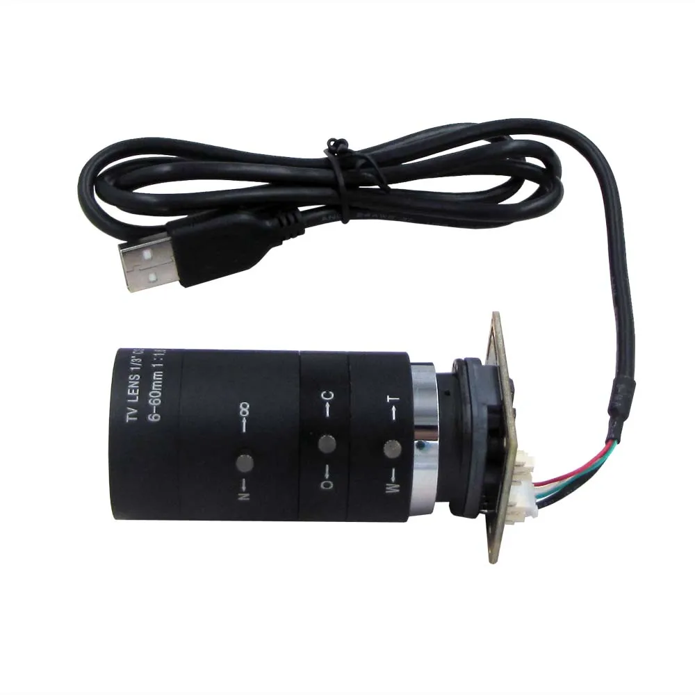 Aptina AR0130 1.3MP USB модуль камеры с креплением CS варифокальным объективом 6 60 мм|usb camera