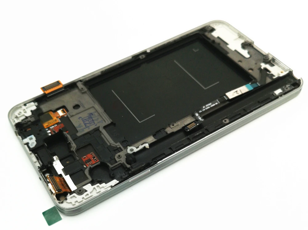 Для samsung Galaxy Note 3 N900 N9005 N900A N900V ЖК-дисплей кодирующий преобразователь сенсорного экрана в сборе с рамкой