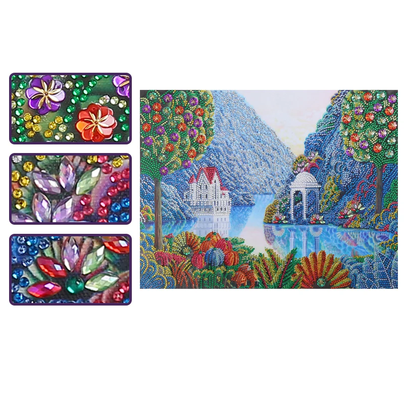

Алмазная 5d-картина «сделай сам», картина с полным покрытием, стразы для сада, вышивка стразами, пейзаж, пустыня