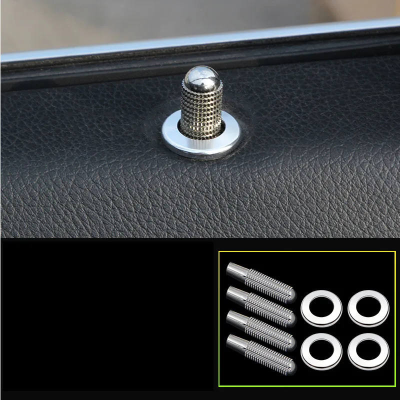 bolt and circle 8pcs Дверной замок для Mercedes Benz C W205 mercedes w205 amg mercedes GLC x253 coupe c292 amg mercedes W213 аксессуары - Название цвета: bolt and circle 8pcs