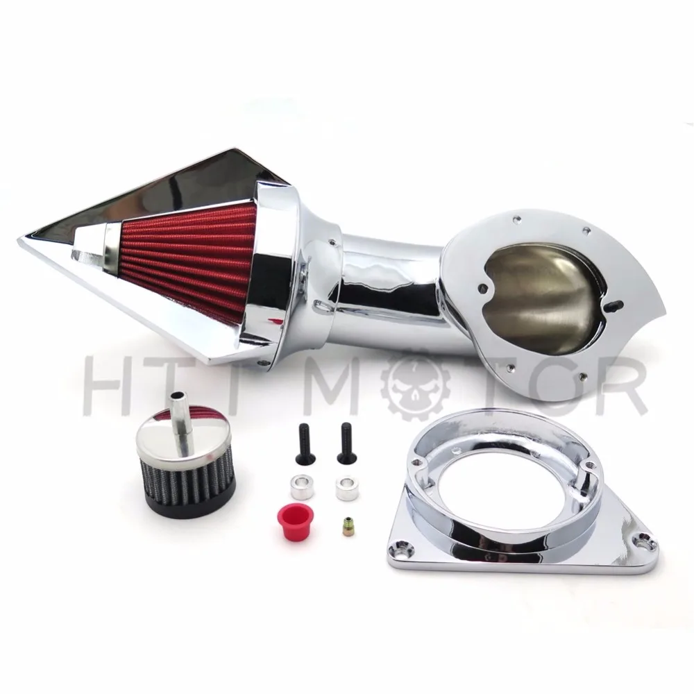 Aftermarket Бесплатная доставка мотоцикла хромированные треугольные шипы