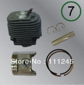Поршень в сборе 58 мм для бензопилы STIHL 070 090 MS720, комплект цилиндров KOLBEN, кольца с зажимом, запчасти в сборе#1106 030 2003