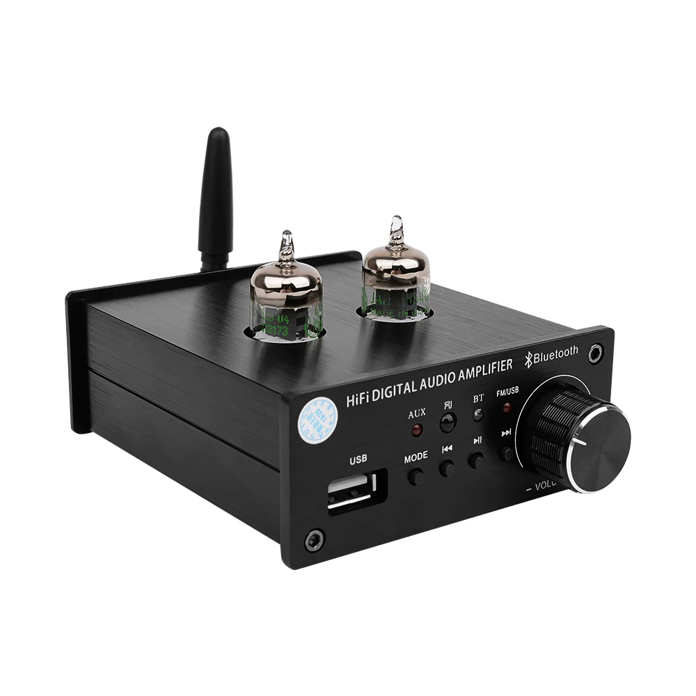 AIYIMA Bluetooth 4,2 HiFi 5654 ламповый предусилитель усилитель Стерео предусилитель с высокими басами для домашнего звукового кинотеатра DIY