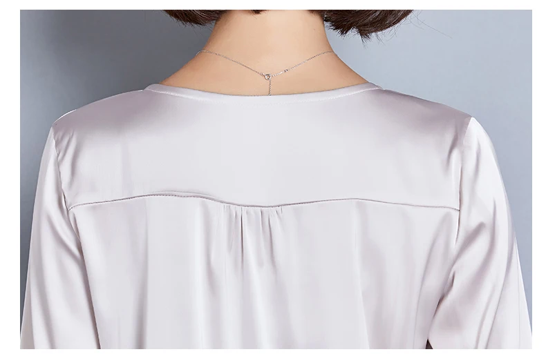 Женские топы и блузки Летняя Повседневная шелковая блузка Harajuku Blusas Feminina топы с круглым вырезом рубашки размера плюс XXL/XXXL женские топы