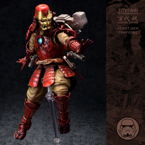 1/16 фигура Bandai Топ общее воплощение фильма серии стальной рыцарь-errant 18 см готовой