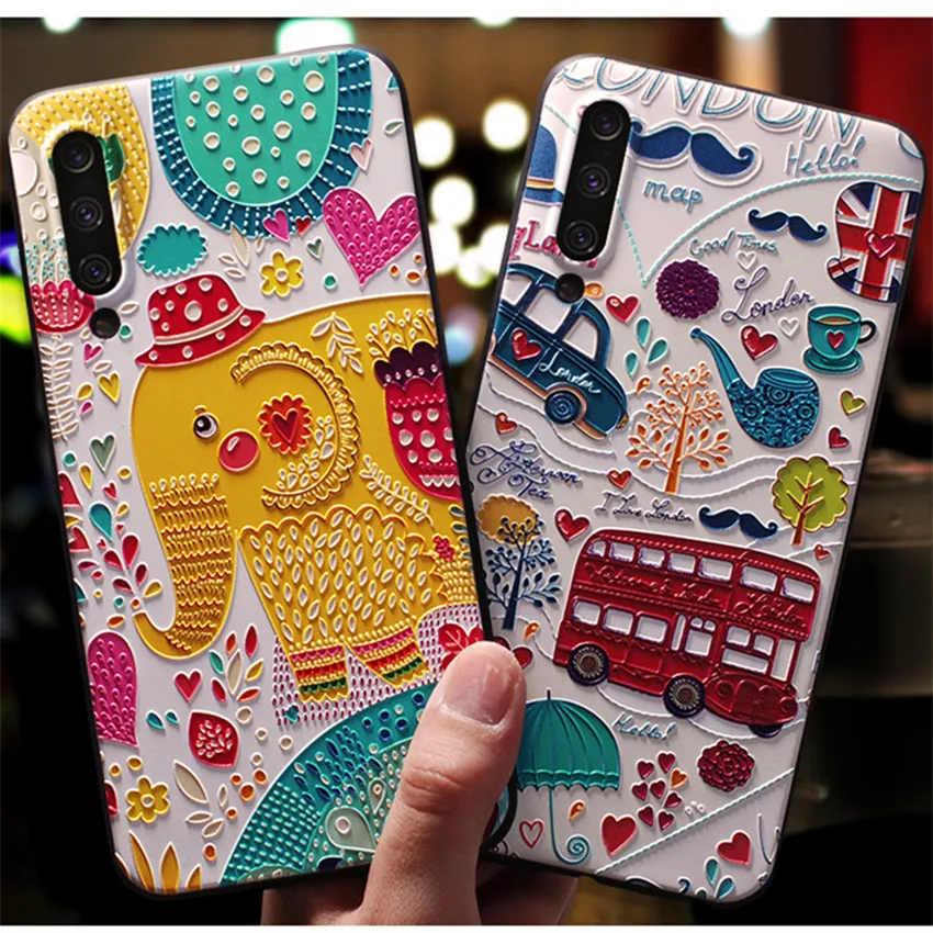 Для Xiaomi Mi 9 чехол силиконовый для 3D милый мультфильм мягкий TPU задняя крышка