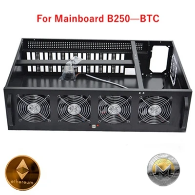 Эфириум Майнинг чехол usb miner rig рамка без передачи карты B250 BTC чехол для компьютера miner rig 8 Видеокарта gtx 1080 1060 ZTC XMR
